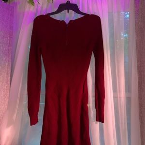 Red Sweater Dress
